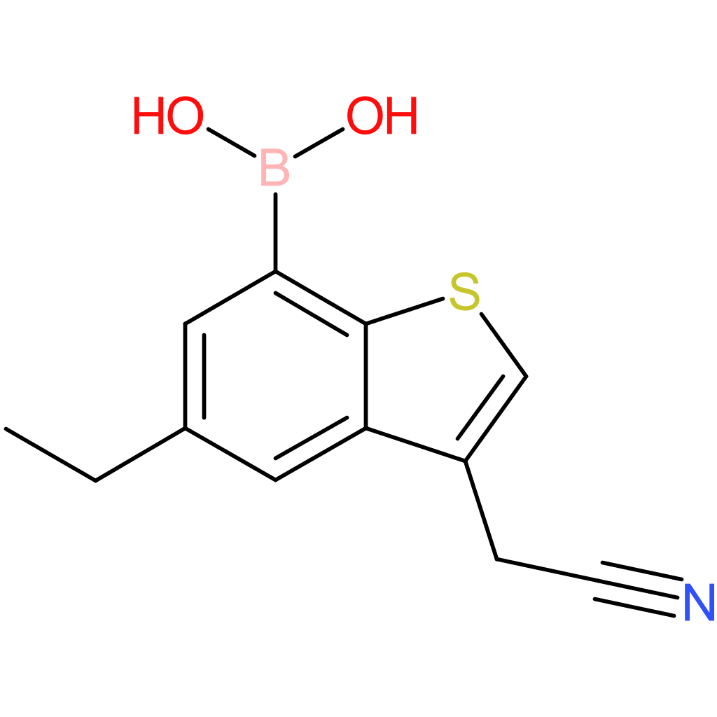 7-borono-5-ethylbenzothiophene-3-acetonitrile