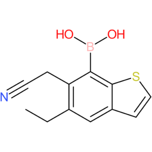 7-borono-5-ethylbenzothiophene-6-acetonitrile