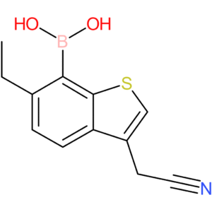 7-borono-6-ethylbenzothiophene-3-acetonitrile