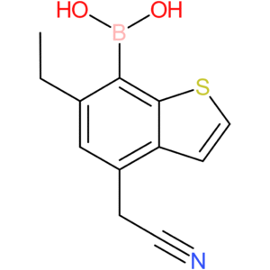 7-borono-6-ethylbenzothiophene-4-acetonitrile