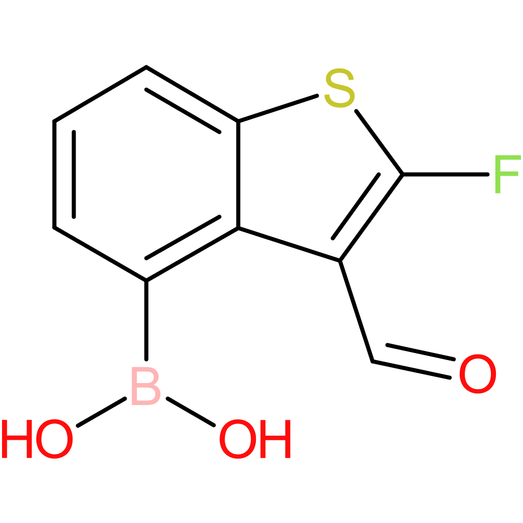 2-fluoro-3-formylbenzothiophene-4-boronic acid