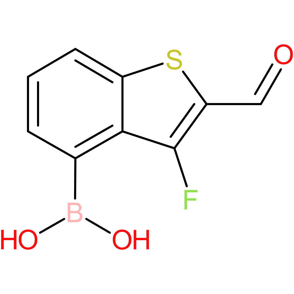 3-fluoro-2-formylbenzothiophene-4-boronic acid