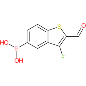 3-fluoro-2-formylbenzothiophene-5-boronic acid