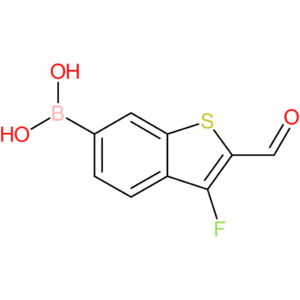 3-fluoro-2-formylbenzothiophene-6-boronic acid