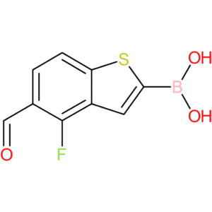 4-fluoro-5-formylbenzothiophene-2-boronic acid