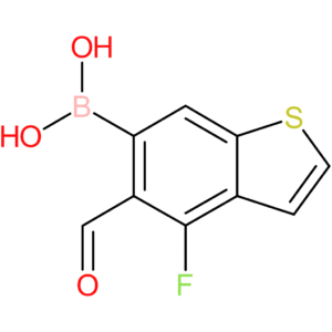 4-fluoro-5-formylbenzothiophene-6-boronic acid