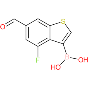 4-fluoro-6-formylbenzothiophene-3-boronic acid