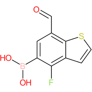 4-fluoro-7-formylbenzothiophene-5-boronic acid