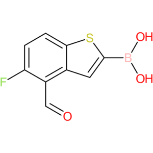5-fluoro-4-formylbenzothiophene-2-boronic acid