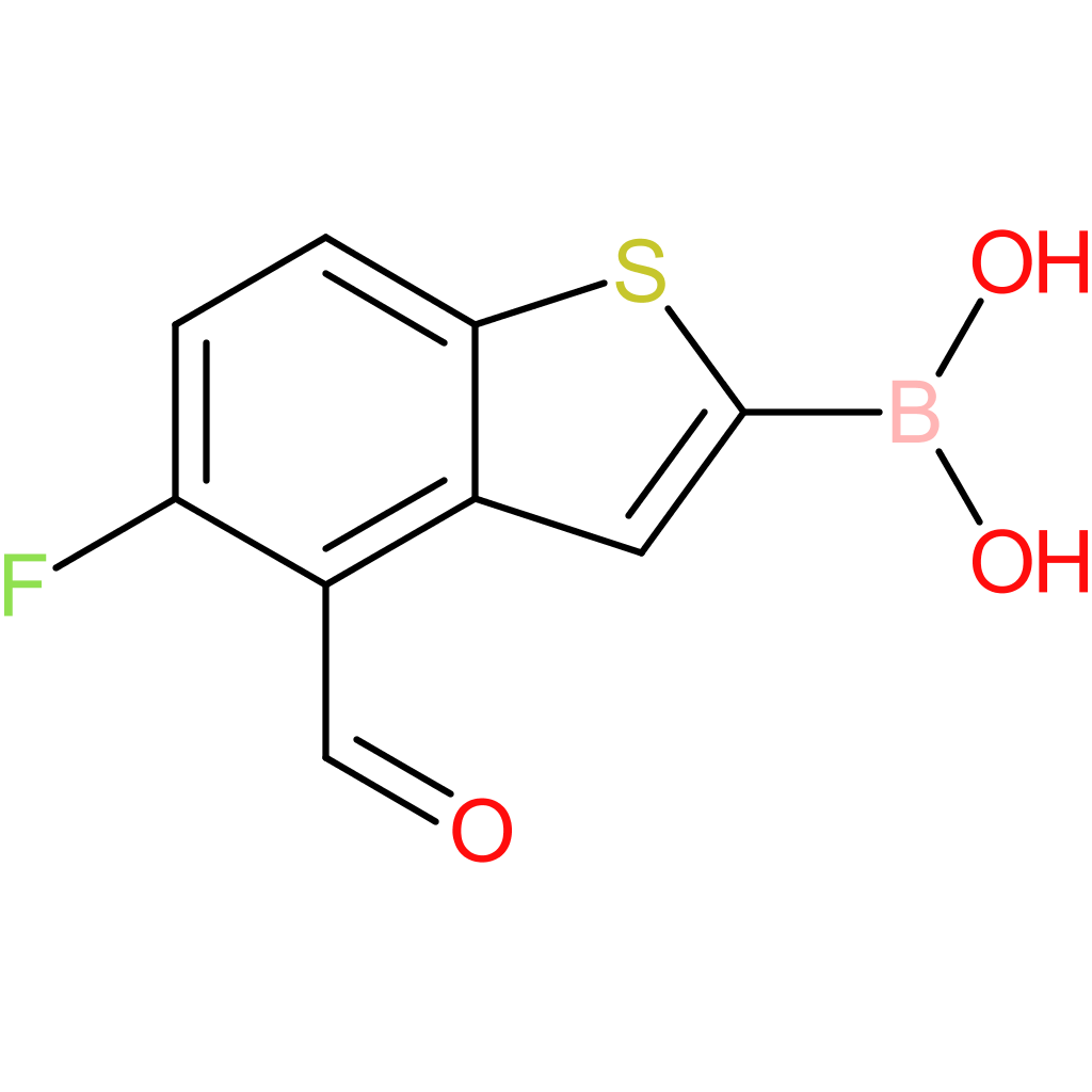 5-fluoro-4-formylbenzothiophene-2-boronic acid