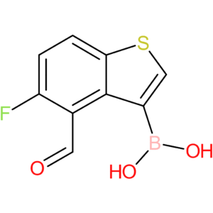 5-fluoro-4-formylbenzothiophene-3-boronic acid