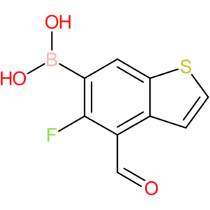 5-fluoro-4-formylbenzothiophene-6-boronic acid