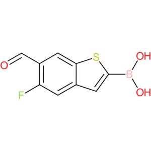 5-fluoro-6-formylbenzothiophene-2-boronic acid