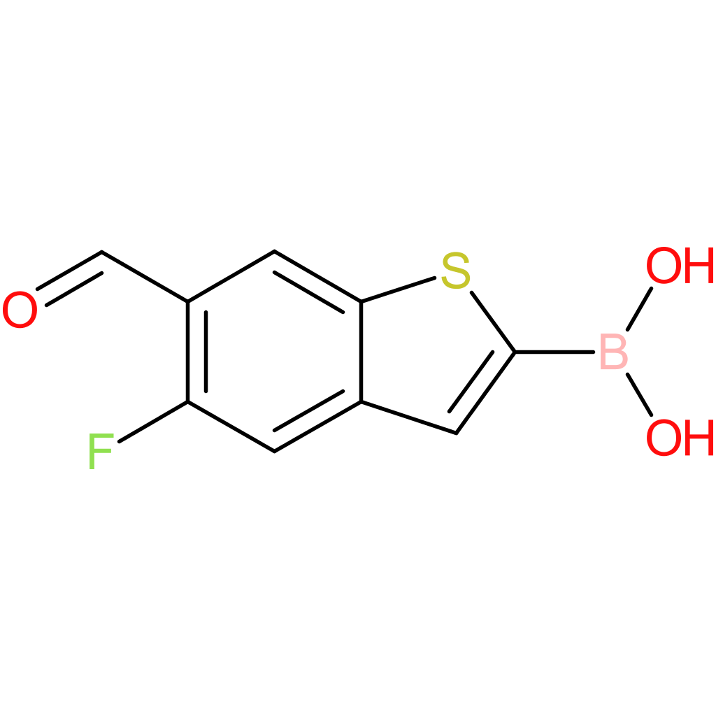 5-fluoro-6-formylbenzothiophene-2-boronic acid