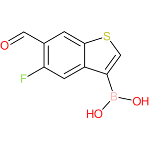 5-fluoro-6-formylbenzothiophene-3-boronic acid