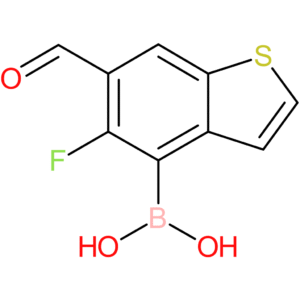 5-fluoro-6-formylbenzothiophene-4-boronic acid