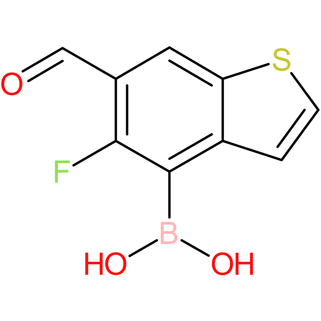 5-fluoro-6-formylbenzothiophene-4-boronic acid
