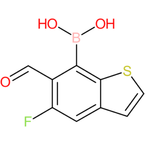 5-fluoro-6-formylbenzothiophene-7-boronic acid