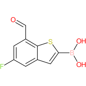 5-fluoro-7-formylbenzothiophene-2-boronic acid