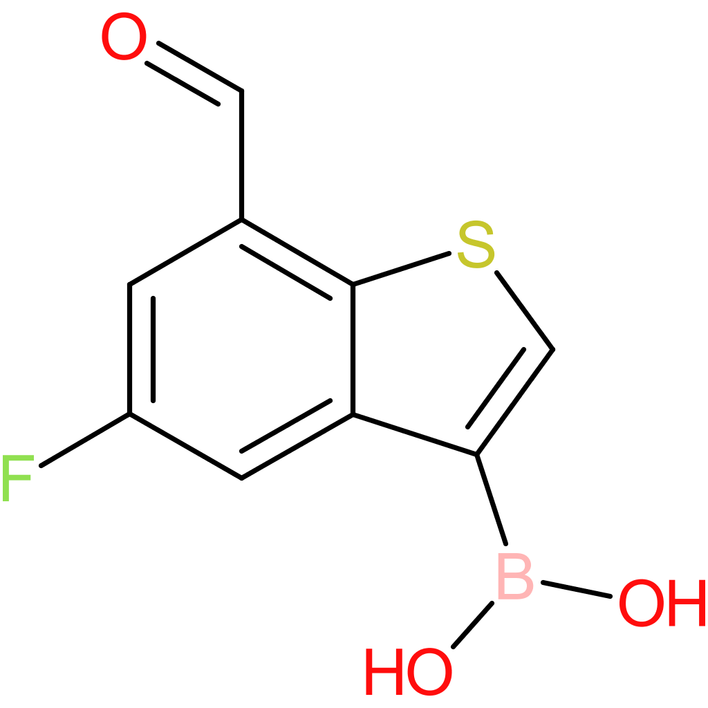 5-fluoro-7-formylbenzothiophene-3-boronic acid