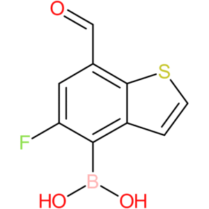 5-fluoro-7-formylbenzothiophene-4-boronic acid