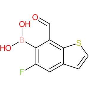 5-fluoro-7-formylbenzothiophene-6-boronic acid