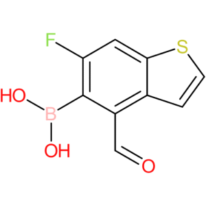 6-fluoro-4-formylbenzothiophene-5-boronic acid