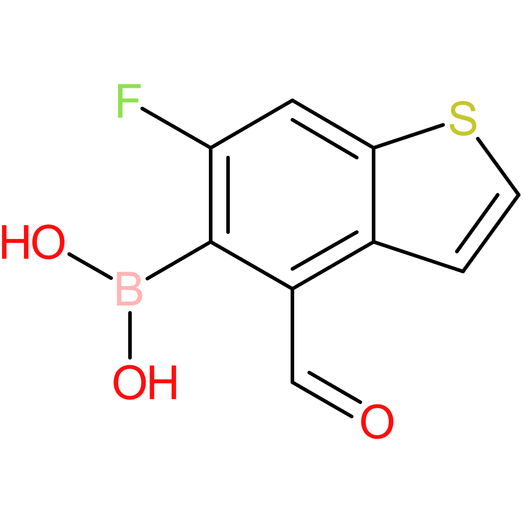 6-fluoro-4-formylbenzothiophene-5-boronic acid
