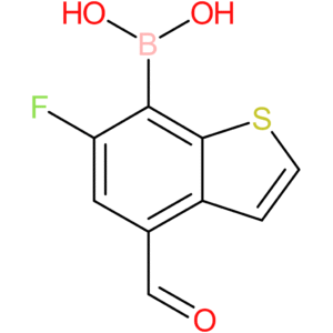 6-fluoro-4-formylbenzothiophene-7-boronic acid