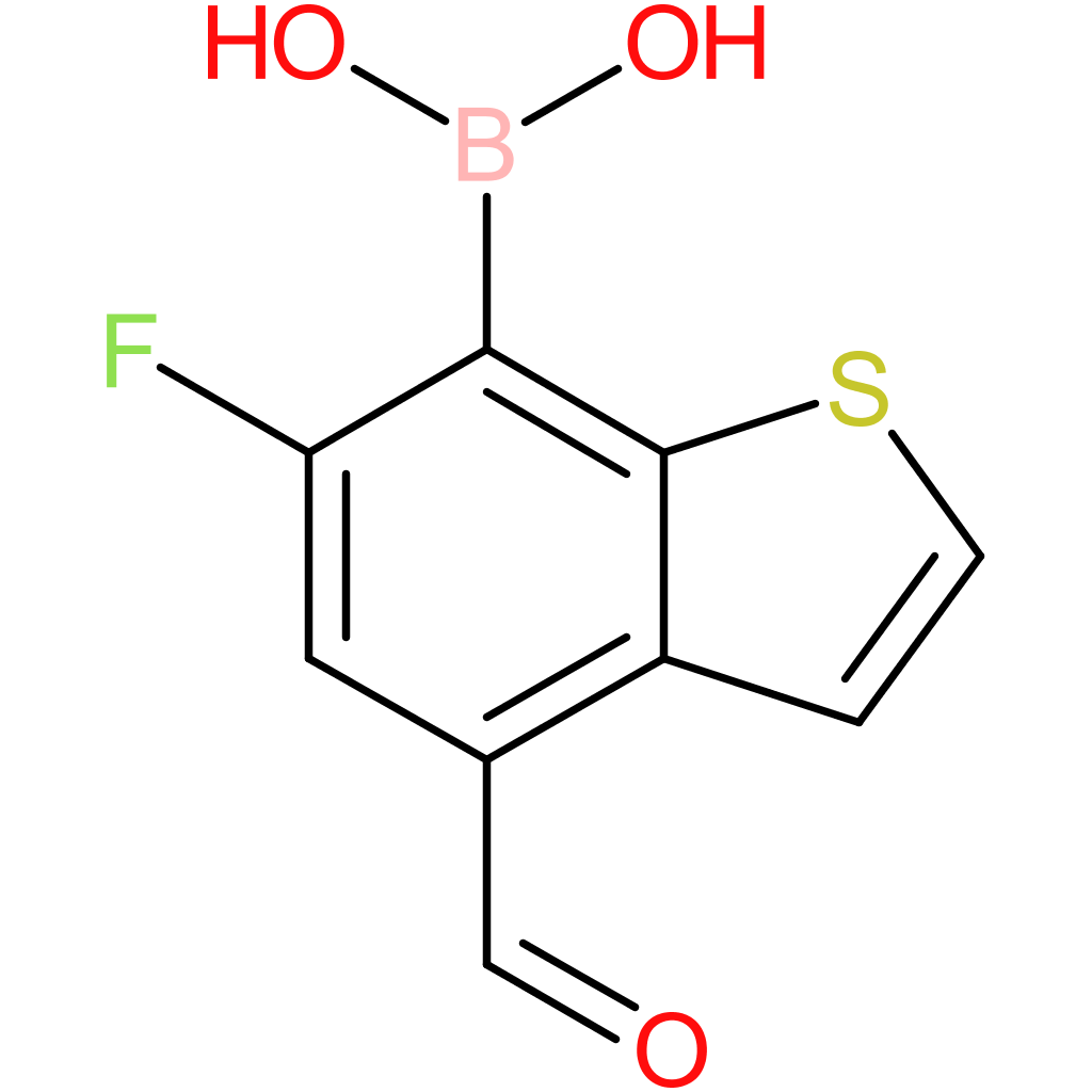 6-fluoro-4-formylbenzothiophene-7-boronic acid