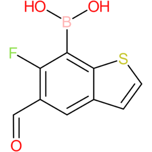 6-fluoro-5-formylbenzothiophene-7-boronic acid