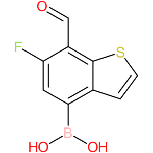 6-fluoro-7-formylbenzothiophene-4-boronic acid