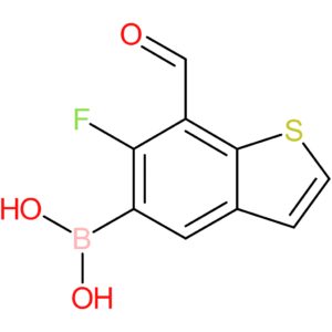 6-fluoro-7-formylbenzothiophene-5-boronic acid