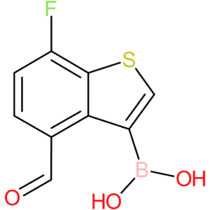 7-fluoro-4-formylbenzothiophene-3-boronic acid