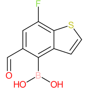 7-fluoro-5-formylbenzothiophene-4-boronic acid