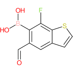 7-fluoro-5-formylbenzothiophene-6-boronic acid