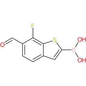 7-fluoro-6-formylbenzothiophene-2-boronic acid