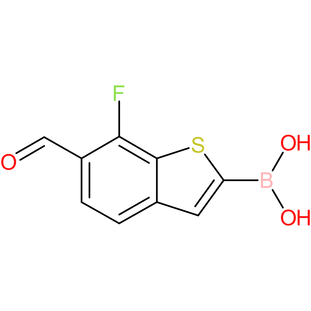 7-fluoro-6-formylbenzothiophene-2-boronic acid