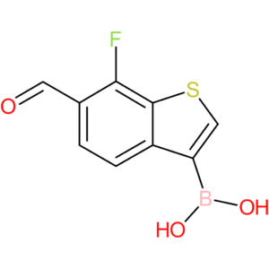 7-fluoro-6-formylbenzothiophene-3-boronic acid