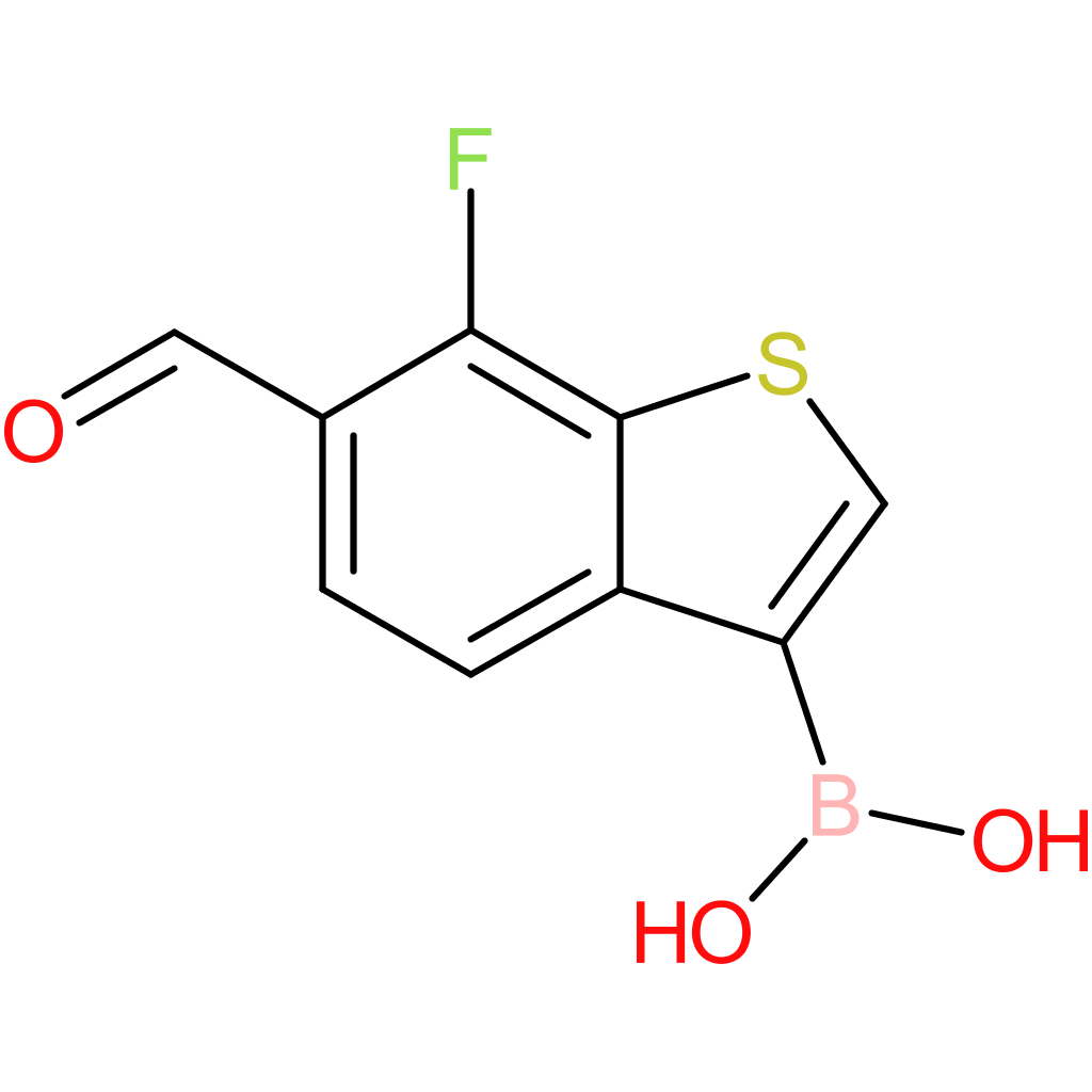 7-fluoro-6-formylbenzothiophene-3-boronic acid