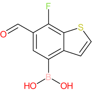 7-fluoro-6-formylbenzothiophene-4-boronic acid