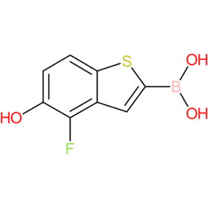 (4-fluoro-5-hydroxy-1-benzothiophen-2-yl)boronic acid