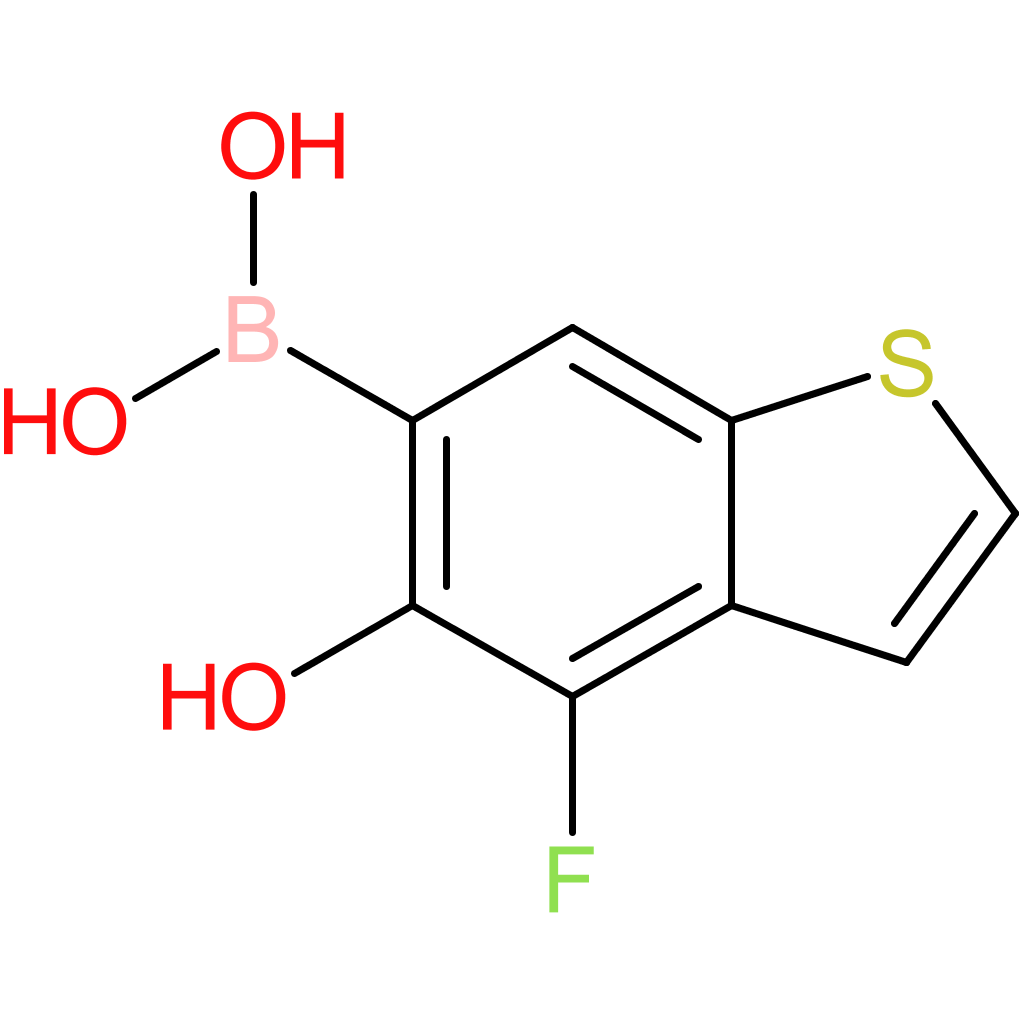 (4-fluoro-5-hydroxy-1-benzothiophen-6-yl)boronic acid