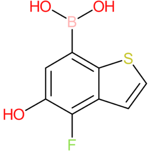 (4-fluoro-5-hydroxy-1-benzothiophen-7-yl)boronic acid