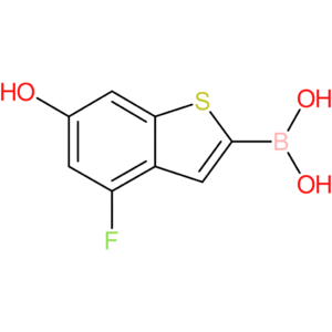(4-fluoro-6-hydroxy-1-benzothiophen-2-yl)boronic acid