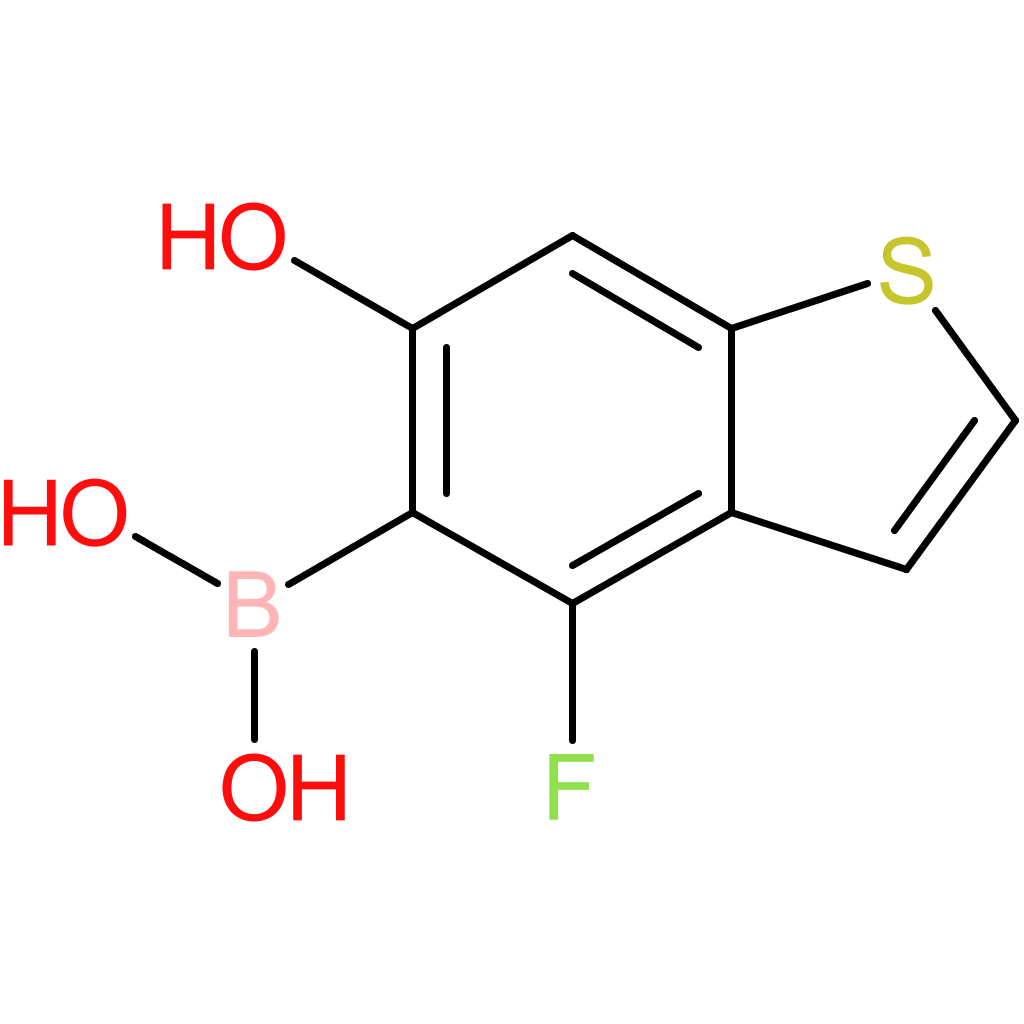 (4-fluoro-6-hydroxy-1-benzothiophen-5-yl)boronic acid