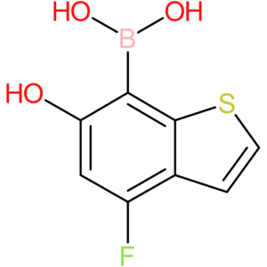 4-fluoro-6-hydroxybenzothiophene-7-boronic acid