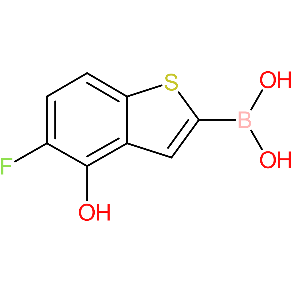 (5-fluoro-4-hydroxy-1-benzothiophen-2-yl)boronic acid