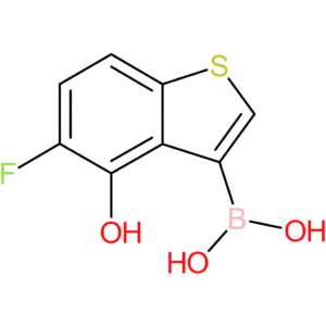 (5-fluoro-4-hydroxy-1-benzothiophen-3-yl)boronic acid