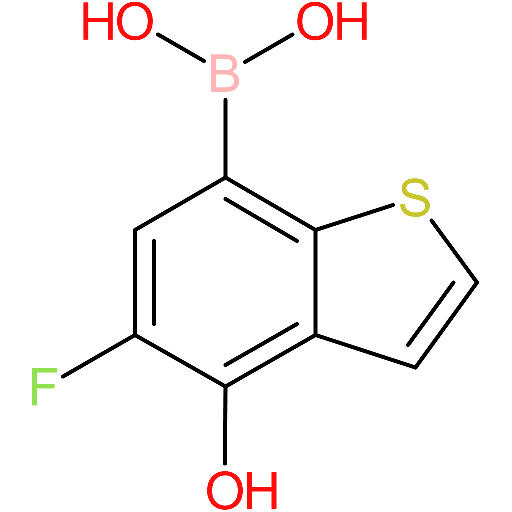 (5-fluoro-4-hydroxy-1-benzothiophen-7-yl)boronic acid